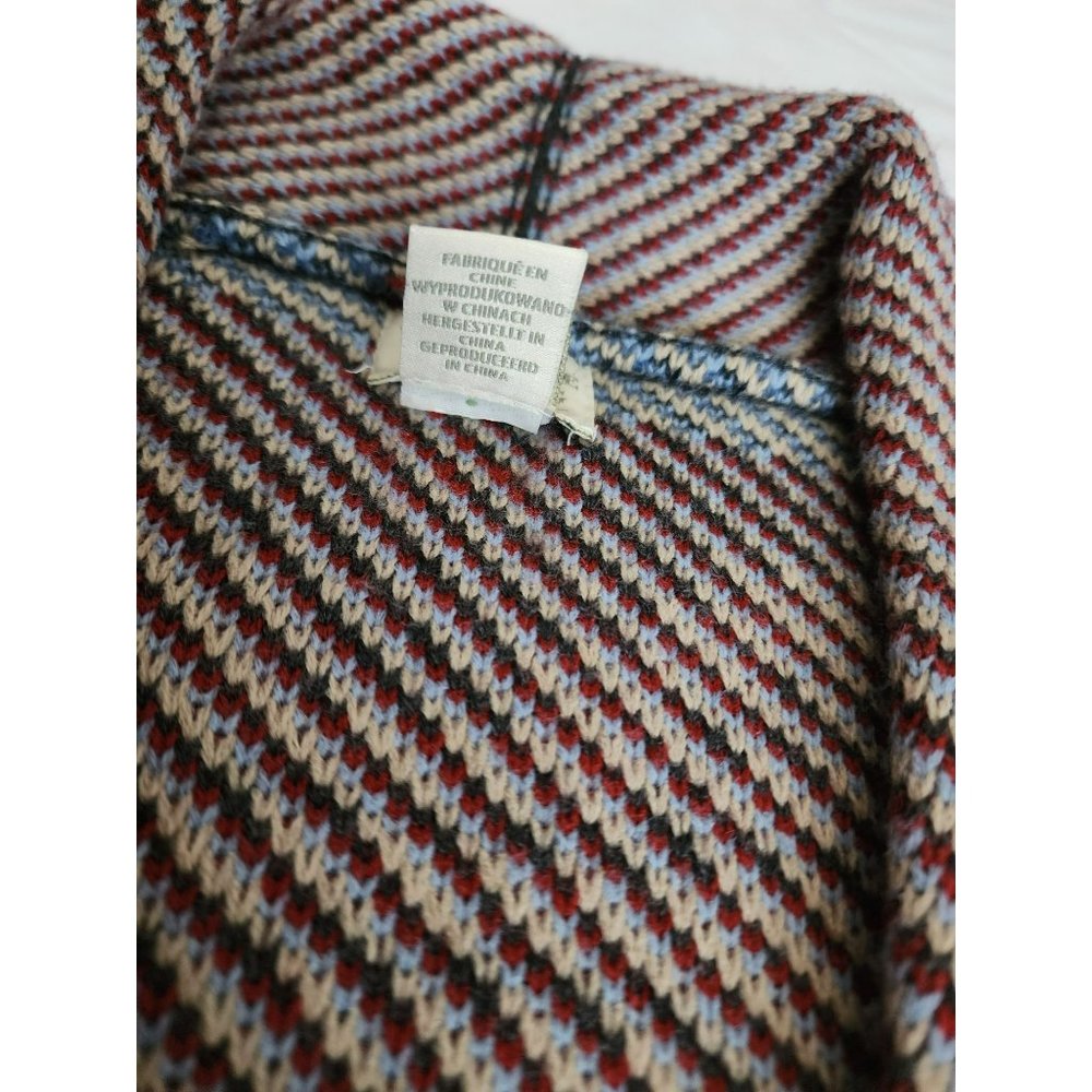 Telluride Clothing Company Women's Fair Isle Open Front Jacket Cardigan Medium - Picture 6 of 10